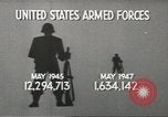Image of American armed forces cut 90 percent United States USA, 1946, second 17 stock footage video 65675058353