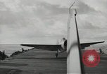 Image of Aircraft operations aboard aircraft carrier USS Independence Pacific Theater, 1943, second 5 stock footage video 65675058371