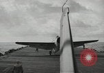 Image of Aircraft operations aboard aircraft carrier USS Independence Pacific Theater, 1943, second 8 stock footage video 65675058371