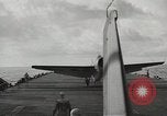 Image of Aircraft operations aboard aircraft carrier USS Independence Pacific Theater, 1943, second 11 stock footage video 65675058371