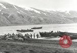 Image of American forces land on Attu Island Aleutian Islands Alaska USA, 1943, second 25 stock footage video 65675058416