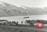 Image of American forces land on Attu Island Aleutian Islands Alaska USA, 1943, second 30 stock footage video 65675058416