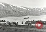 Image of American forces land on Attu Island Aleutian Islands Alaska USA, 1943, second 31 stock footage video 65675058416