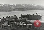 Image of American forces land on Attu Island Aleutian Islands Alaska USA, 1943, second 37 stock footage video 65675058416