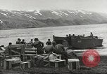 Image of American forces land on Attu Island Aleutian Islands Alaska USA, 1943, second 41 stock footage video 65675058416