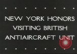 Standbild British Anti Aircraft Männer New York United States USA, 1943, aus Sekunde 3 historischem Filmmaterial Videoclip 65675058428