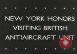 Standbild British Anti Aircraft Männer New York United States USA, 1943, aus Sekunde 4 historischem Filmmaterial Videoclip 65675058428