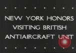 Standbild British Anti Aircraft Männer New York United States USA, 1943, aus Sekunde 6 historischem Filmmaterial Videoclip 65675058428