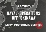 Image of United States Navy Bunker Hill cruiser Okinawa Ryukyu Islands, 1945, second 1 stock footage video 65675058493