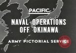 Image of United States Navy Bunker Hill cruiser Okinawa Ryukyu Islands, 1945, second 6 stock footage video 65675058493