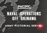 Image of United States Navy Bunker Hill cruiser Okinawa Ryukyu Islands, 1945, second 7 stock footage video 65675058493