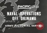 Image of United States Navy Bunker Hill cruiser Okinawa Ryukyu Islands, 1945, second 8 stock footage video 65675058493