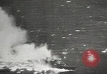 Image of United States Navy Bunker Hill cruiser Okinawa Ryukyu Islands, 1945, second 37 stock footage video 65675058493
