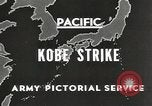 Image of drop bombs Kobe Japan, 1945, second 4 stock footage video 65675058494