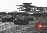 Image of airfield Okinawa Ryukyu Islands, 1945, second 59 stock footage video 65675058497