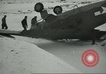 Image of crashed C 64 aircraft Aleutian Islands Alaska USA, 1943, second 4 stock footage video 65675058502