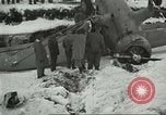 Image of crashed C 64 aircraft Aleutian Islands Alaska USA, 1943, second 10 stock footage video 65675058502