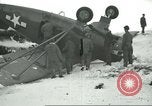 Image of crashed C 64 aircraft Aleutian Islands Alaska USA, 1943, second 19 stock footage video 65675058502