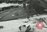 Image of crashed C 64 aircraft Aleutian Islands Alaska USA, 1943, second 31 stock footage video 65675058502