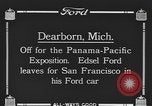 Standbild Edsel Ford verlässt Dearborn Michigan in Ford Kfz Dearborn Michigan USA, 1915, aus Sekunde 3 historischem Filmmaterial Videoclip 65675058505