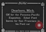 Standbild Edsel Ford verlässt Dearborn Michigan in Ford Kfz Dearborn Michigan USA, 1915, aus Sekunde 5 historischem Filmmaterial Videoclip 65675058505