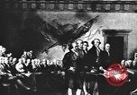 Image Déclaration d'indépendance de peinture de John Trumbull United States USA, 1916, de la seconde 6 séquences d'archives historiques vidéo 65675058508