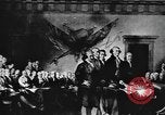 Image Déclaration d'indépendance de peinture de John Trumbull United States USA, 1916, de la seconde 9 séquences d'archives historiques vidéo 65675058508