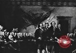 Image Déclaration d'indépendance de peinture de John Trumbull United States USA, 1916, de la seconde 12 séquences d'archives historiques vidéo 65675058508