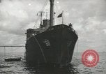 Image of Crossroads Target Ships Bikini Atoll Marshall Islands, 1946, second 17 stock footage video 65675058529