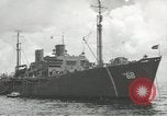 Image of Crossroads Target Ships Bikini Atoll Marshall Islands, 1946, second 22 stock footage video 65675058529