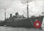 Image of Crossroads Target Ships Bikini Atoll Marshall Islands, 1946, second 26 stock footage video 65675058529