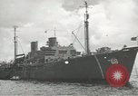 Image of Crossroads Target Ships Bikini Atoll Marshall Islands, 1946, second 27 stock footage video 65675058529