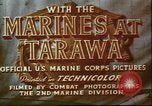 Image of United States 2nd Marine Division Tarawa Gilbert Islands, 1944, second 13 stock footage video 65675058541