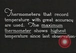 Image of thermometer United States USA, 1931, second 24 stock footage video 65675058553