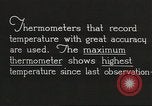 Image of thermometer United States USA, 1931, second 25 stock footage video 65675058553