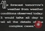 Immagine di Meteo ufficio di presidenza United States USA, 1931, secondo 6 filmato di repertorio 65675058562