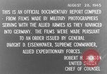 Image of Concentration Camp image affidavits Europe, 1945, second 22 stock footage video 65675058577
