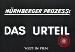 Image of Joachim Ribbentrop Nuremberg Germany, 1945, second 30 stock footage video 65675058580