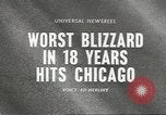 Immagine di Blizzard Chicago Illinois USA, 1967, secondo 1 filmato di repertorio 65675058588