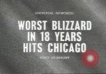 Immagine di Blizzard Chicago Illinois USA, 1967, secondo 3 filmato di repertorio 65675058588