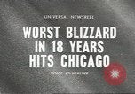 Immagine di Blizzard Chicago Illinois USA, 1967, secondo 4 filmato di repertorio 65675058588
