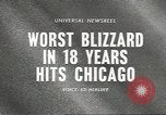Immagine di Blizzard Chicago Illinois USA, 1967, secondo 5 filmato di repertorio 65675058588