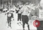 Image of world's largest cross country Ski race Sweden, 1967, second 32 stock footage video 65675058595