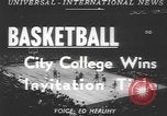 Immagine di Partita di basket campionato 1950 New York City USA, 1950, secondo 4 filmato di repertorio 65675058618