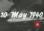 Standbild deutsche Flugzeuge bombardieren Belgien und Holland Europa, 1940, aus Sekunde 15 historischem Filmmaterial Videoclip 65675058662