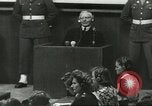 Standbild NS-Führer Nürnberg Deutschland, 1946, aus Sekunde 29 historischem Filmmaterial Videoclip 65675058670