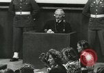 Standbild NS-Führer Nürnberg Deutschland, 1946, aus Sekunde 32 historischem Filmmaterial Videoclip 65675058670