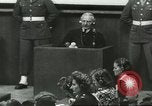 Standbild NS-Führer Nürnberg Deutschland, 1946, aus Sekunde 33 historischem Filmmaterial Videoclip 65675058670