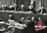 Standbild Nürnberger Prozeß Nürnberg Deutschland, 1946, aus Sekunde 15 historischem Filmmaterial Videoclip 65675058671