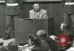 Standbild Nürnberger Prozeß Nürnberg Deutschland, 1946, aus Sekunde 32 historischem Filmmaterial Videoclip 65675058671